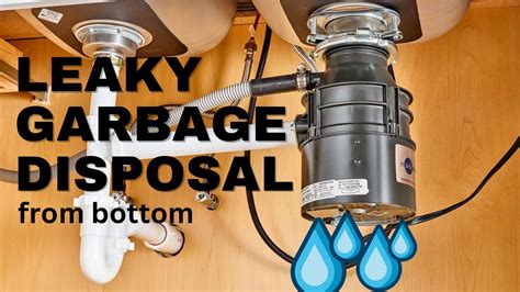 How to fix Badger 5 garbage disposal leaking from bottom